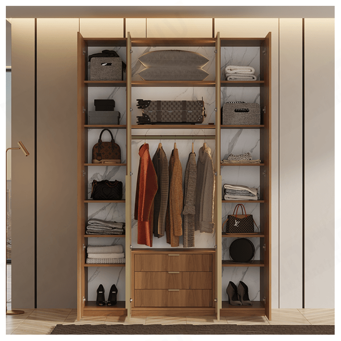 ארון בגדים 4 דלתות דגם פרדה