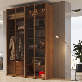 עוד עלארון בגדים 4 דלתות דגם מנהטן