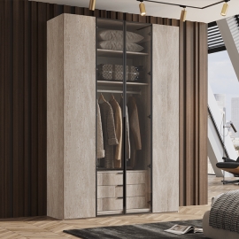 עוד עלארון בגדים 4 דלתות דגם אבו דאבי