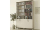ספריית קודש סנדוויץ 4  דלתות זכוכית מלא דגם איתמר