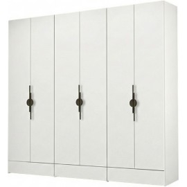 ארון בגדים 6 דלתות ו 3 מגירות דגם קרן