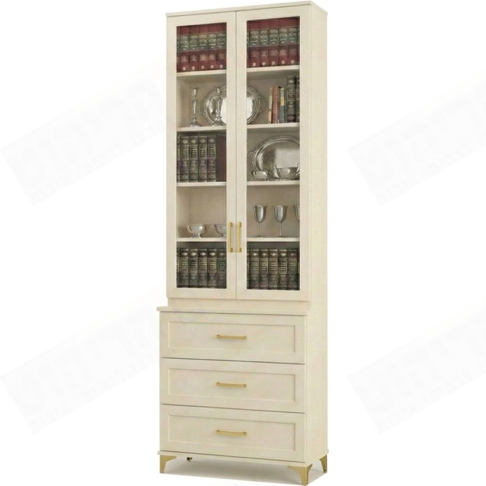 ספריית קודש סנדוויץ 2 דלתות ו 3 מגירות דגם דוד