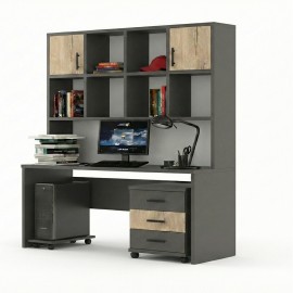 עוד עלשולחן כתיבה וכוורת 8 תאים +2 דלתות + שידה 3 מגירות  דגם שי