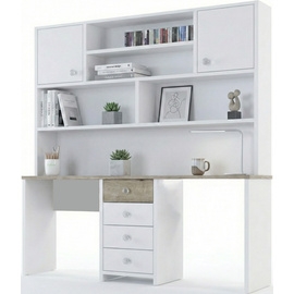 עוד עלשולחן עבודה כולל כוננית MDF איכותי דגם מאיה שרטוט 3