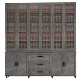 ספריית קודש סנדוויץ' 6 דלתות ו 3 מגירות דגם דוד