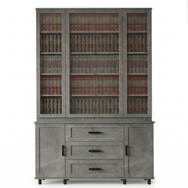 ספריית קודש מפוארת 4 דלתות ו 6 מגירות סנדוויץ דגם דוד