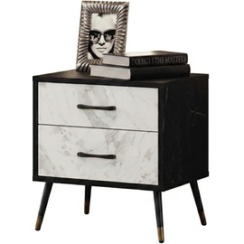 עוד עלשידת לילה מעוצבת 2 מגירות דגם לונדון