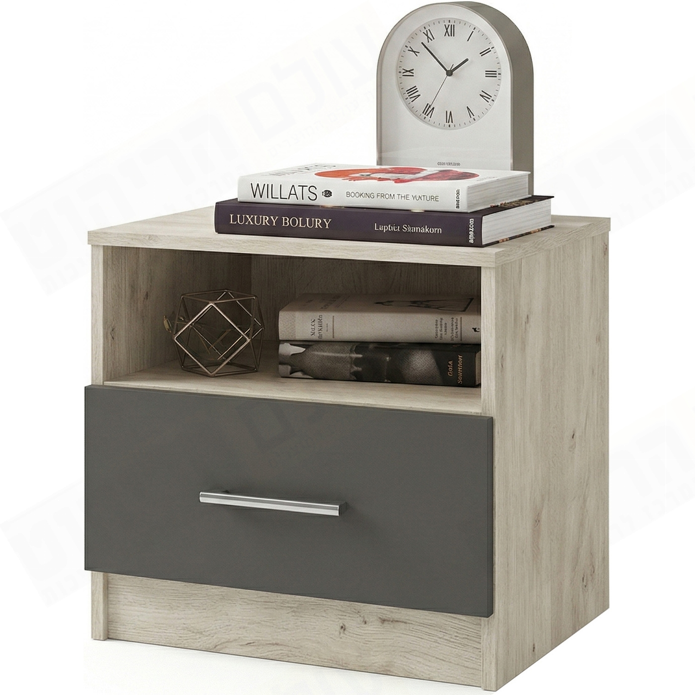 שידת לילהמגירה ותא פתוח