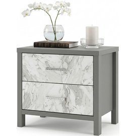 עוד עלשידת לילה מעוצבת 2 מגירות דגם סטוקהולם