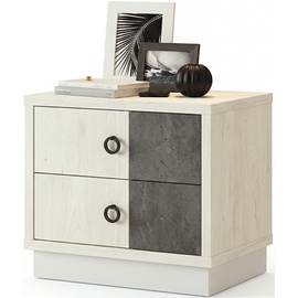 עוד עלשידת לילה מעוצבת 2 מגירות דגם סיביליה