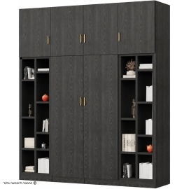 ארון 4 דלתות עם כוורות אחסון דגם סקיצה 20 שרטוט 5