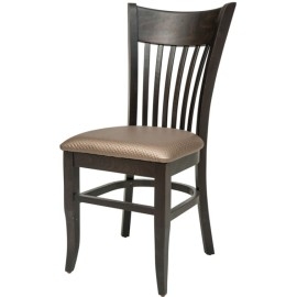 כסא עץ משולב ריפוד דגם גאולה