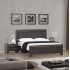 חדר שינה הכולל מיטה זוגית שידה קומודה וטואלט דגם יהלום