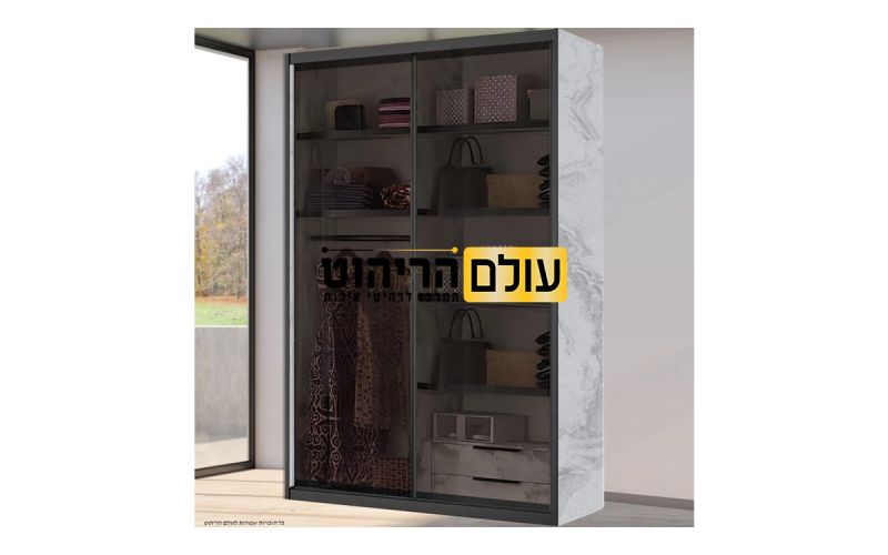 ארון הזזה 2 דלתות