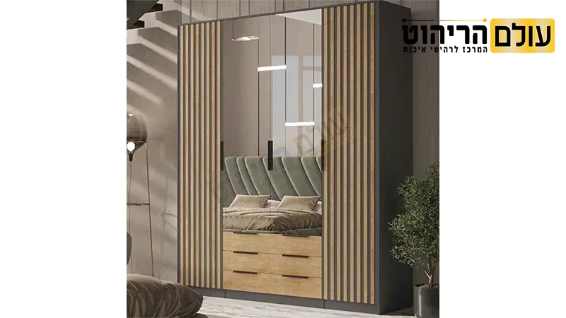 ארון הזזה 2 דלתות