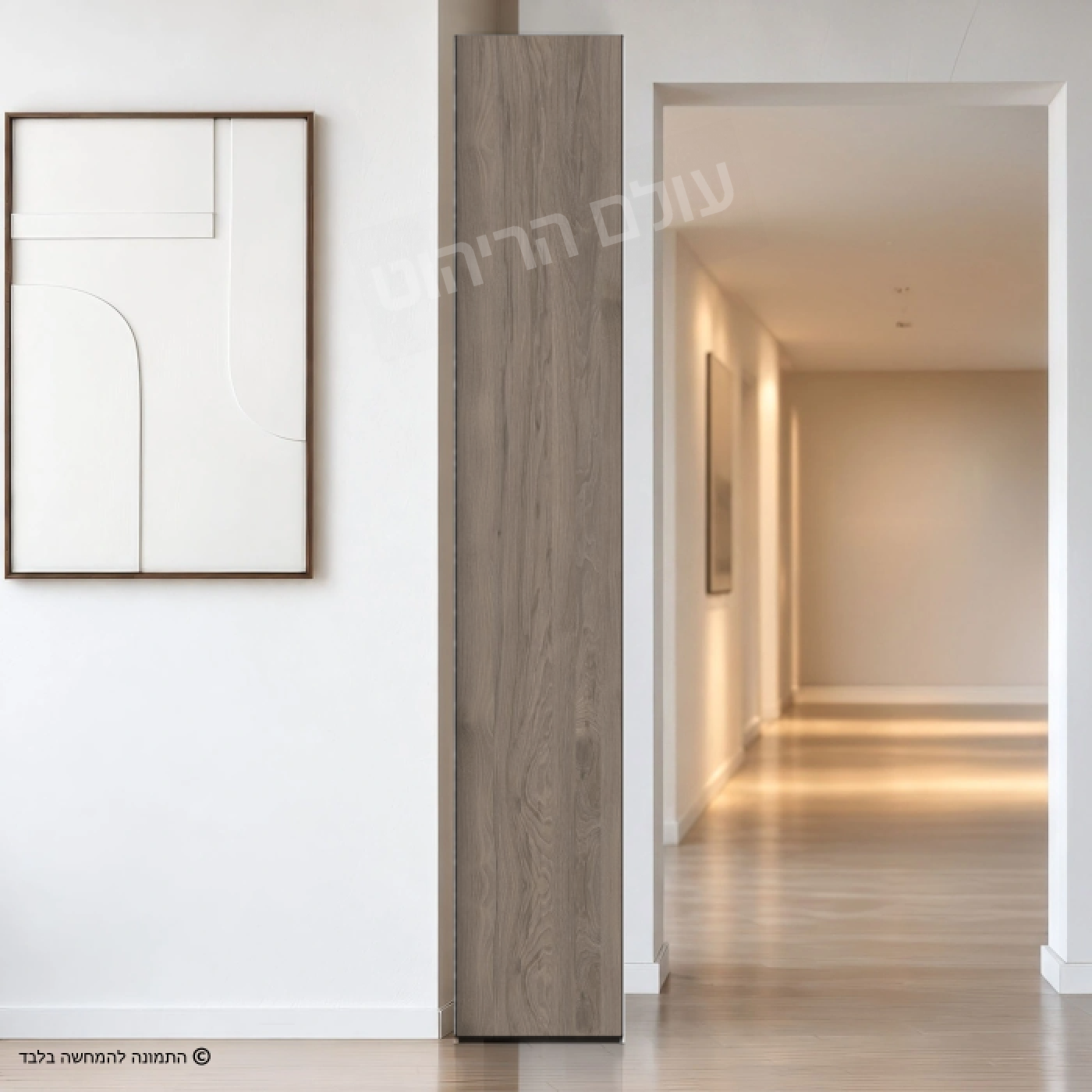 ארון בגדים דלת אחת דגם בסיסי